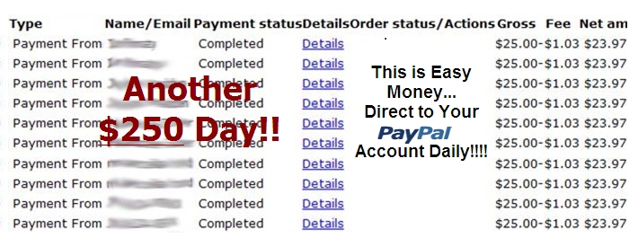 PayPal Payment Proof